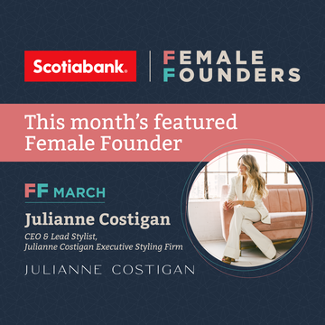 March's Female Founder is Julianne Costigan of Julianne Costigan Executive Styling Firm